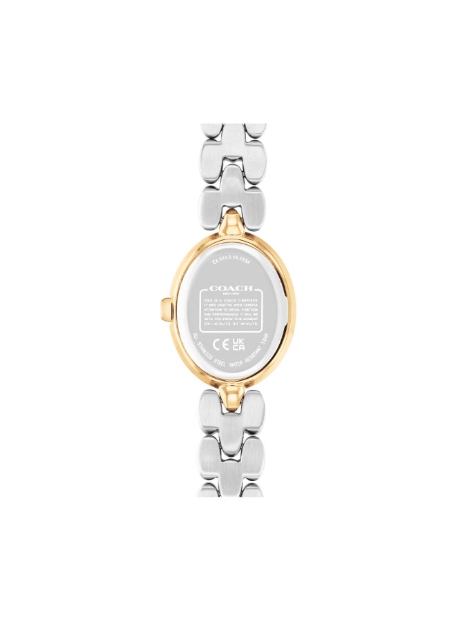 COACH ساعة كوتش دورية أنالوج نسائية فضية بيضاء - 14504419 - Image 3