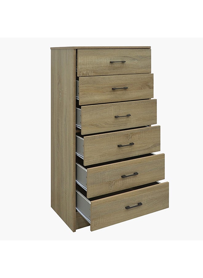 Oasis Chest of 6-Drawers 40 x 122 x 60 cm