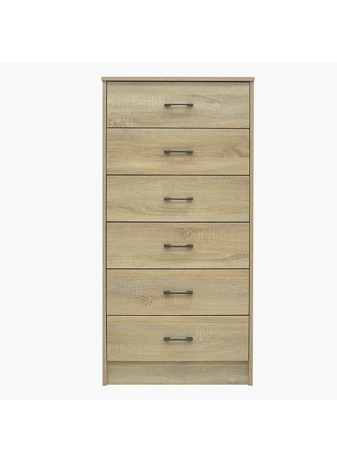 Oasis Chest of 6-Drawers 40 x 122 x 60 cm