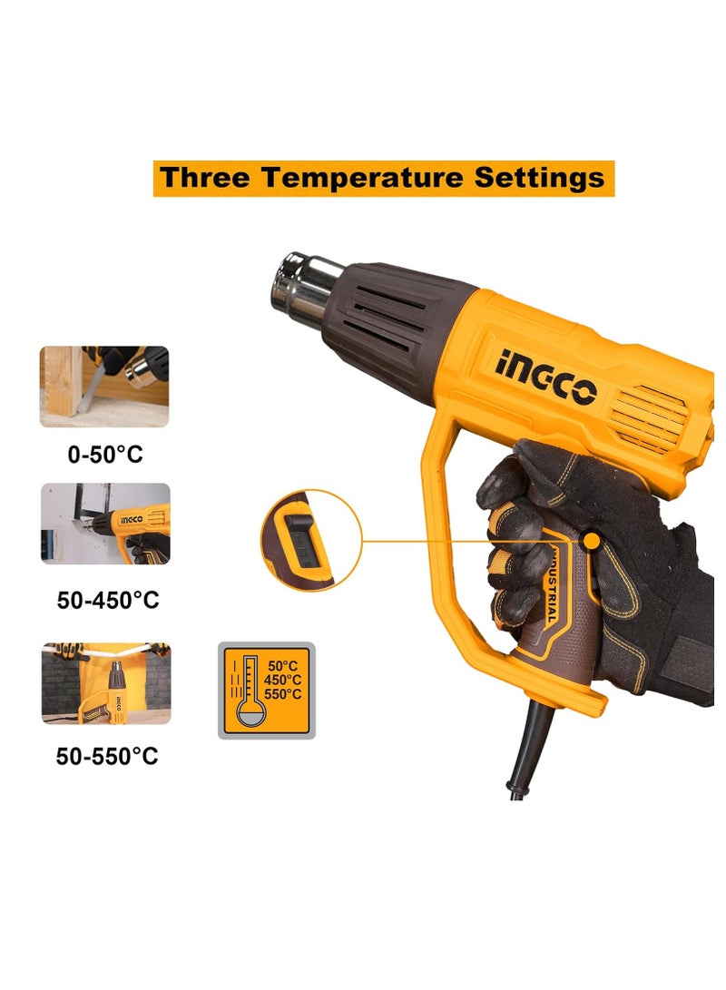 INGCO Heat Gun, 2000W - HG200078