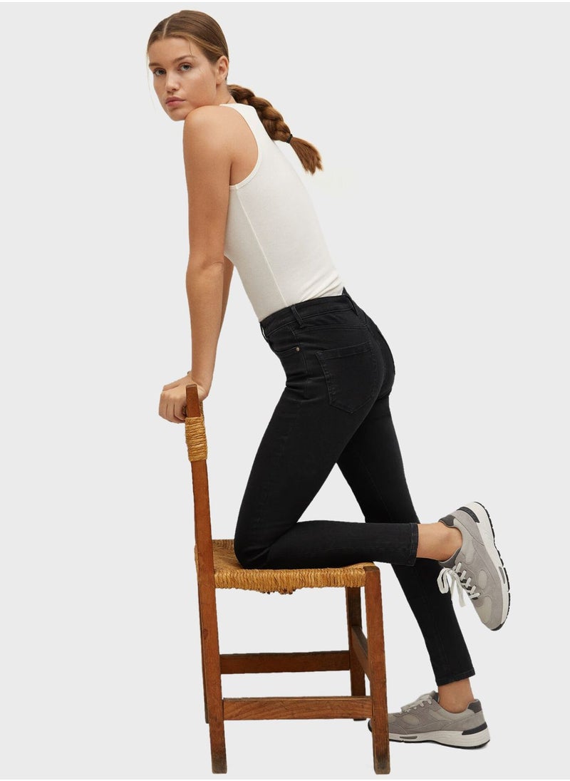 MANGO - High Waist Skinny Jeans - Image 1