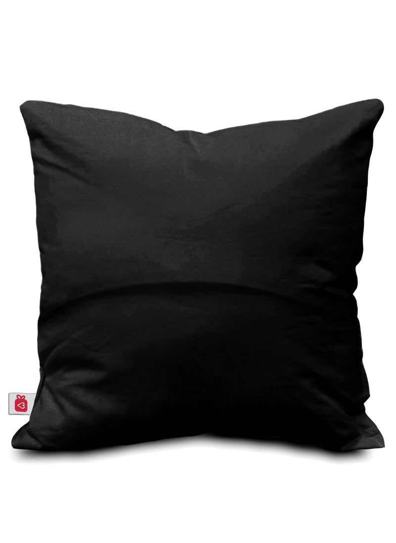 Indigifts - Indigifts World's Best Dad Printed Blue Micro Satin Cushion Cover 12"x12" with Filler & Ceramic Coffee Mug - Image 1