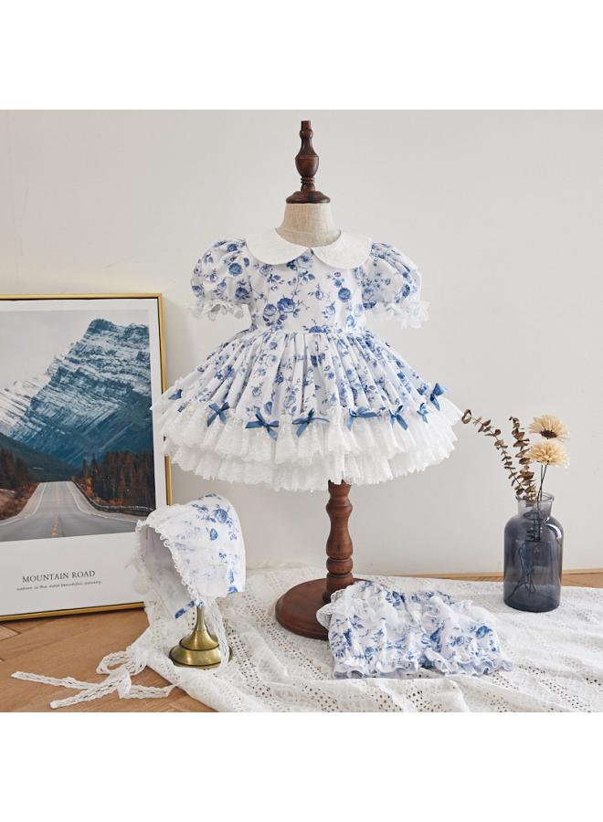 Europe And The United States Spain High Set Children's Clothing Lolita Dress Girls Lolita Princess Dress Children's Lace Tutu Skirt 
