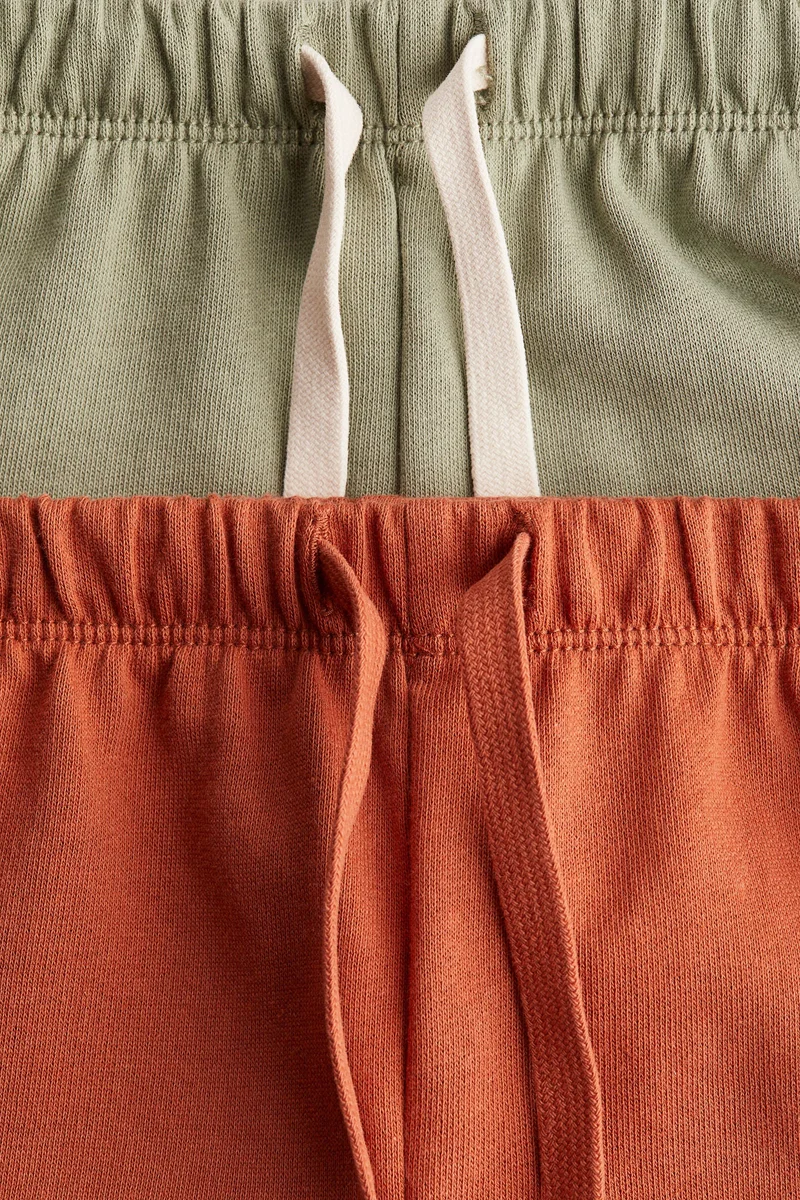 اتش اند ام شورت قطني - عبوة من قطعتين