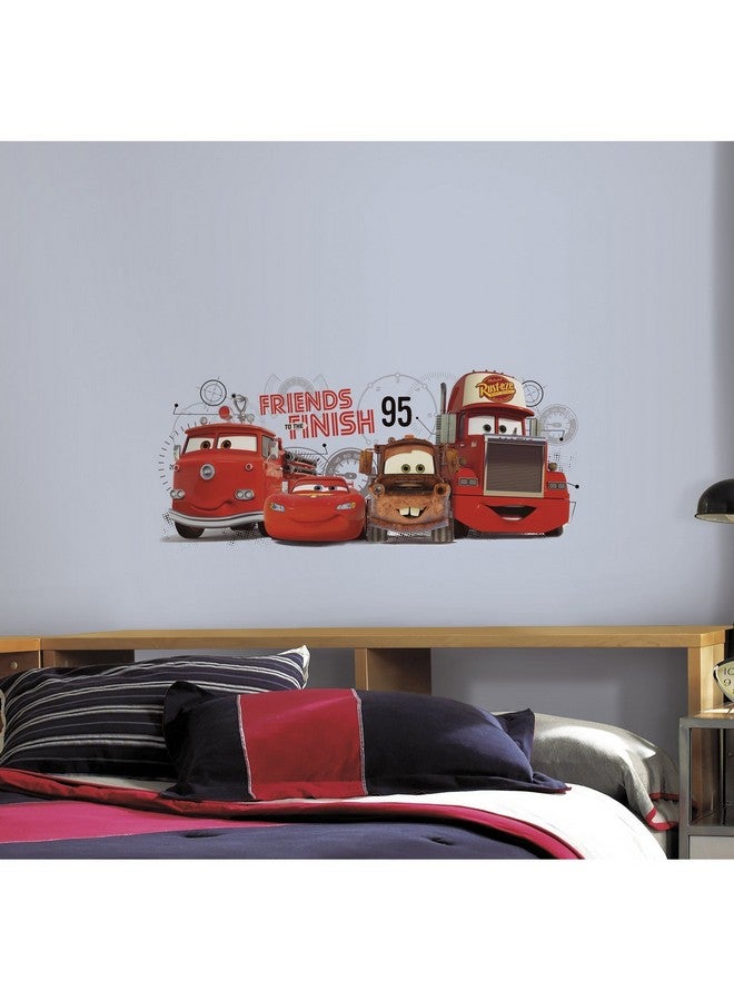 RoomMates RMK2556GM Cars 2 Friends to The Finish Peel and Stick Giant Wall Decals - Image 2