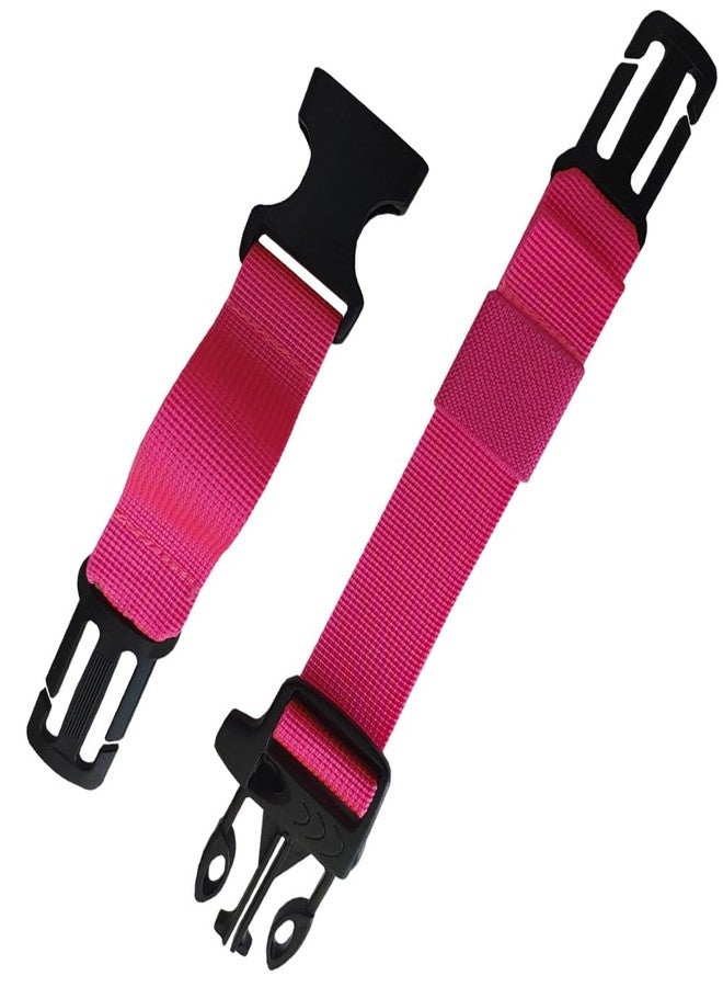 HDHYK Adjustable Backpack Chest Strap Nylon 1 Inch Webbingï¼ŒSternum Straps for Backpack(Pink) - Image 2