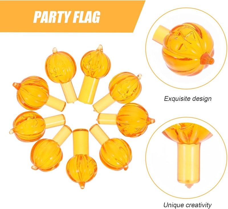 Lurrose 60pcs Halloween Ceramic Tree Pumpkin Light Bulbs Replacement Compact Design for Easy Storage for and Festive Decor - Image 3