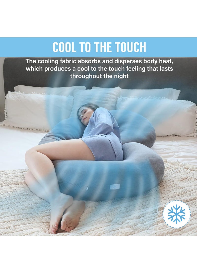 PharMeDoc وسادة كاملة على شكل C - غطاء تبريد رمادي - Image 3