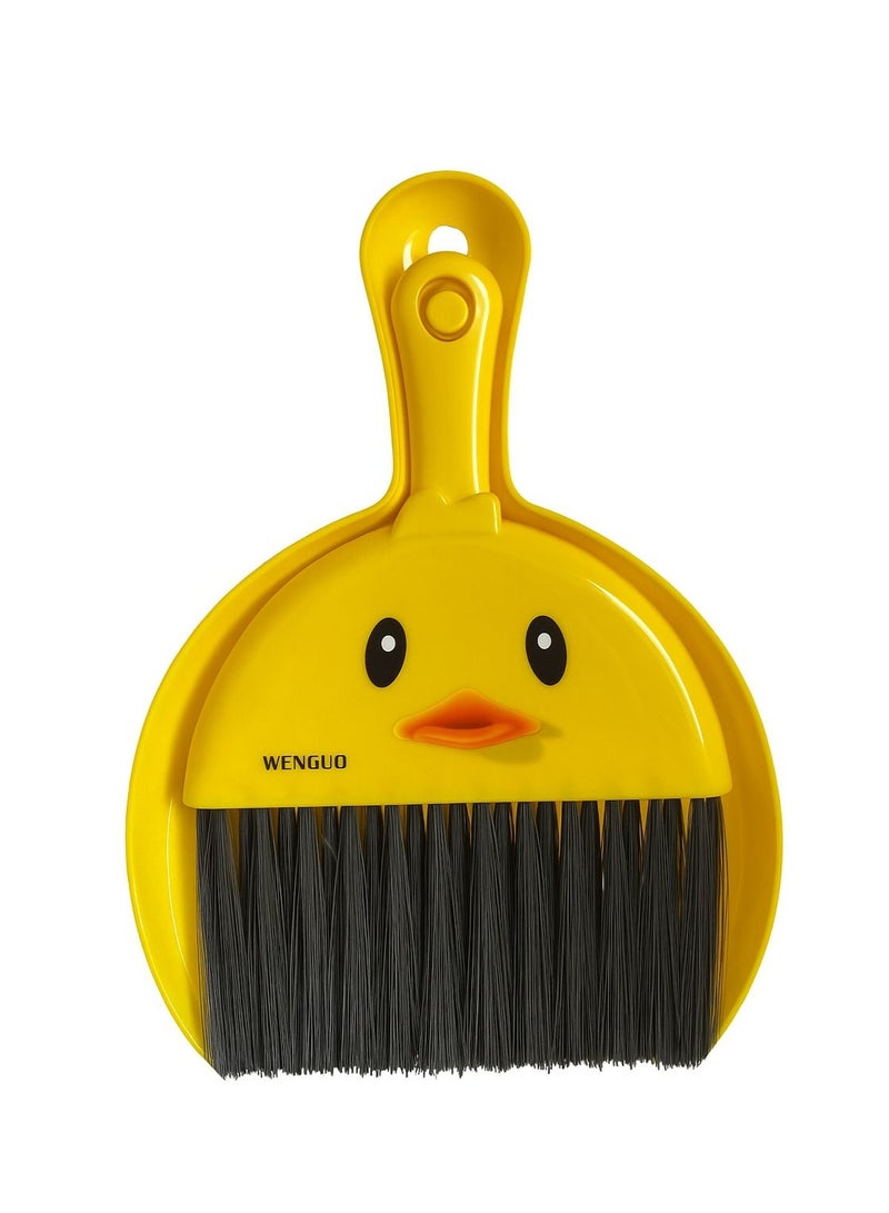 Duck-shaped dustpan and brush set Imported product, exquisite and very chic Also, it will help you encourage your children to help you Very cute, available only in yellow And at an exclusive price only - Image 3