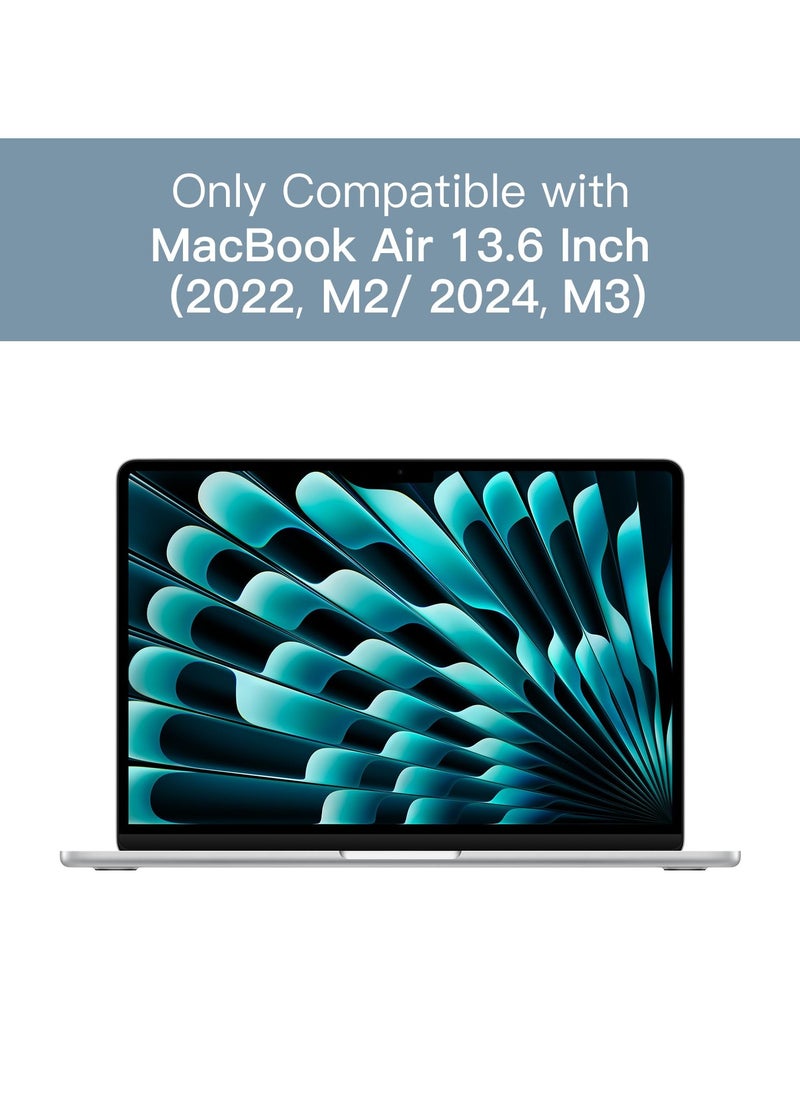 Beauenty 【2-Pack】 Screen Protector For MacBook Air 13.6 Inch (2024/2022 M3 A3113 M2 A2681) Anti-Glare PET Matte Film Anti-Fingerprint  - Image 3