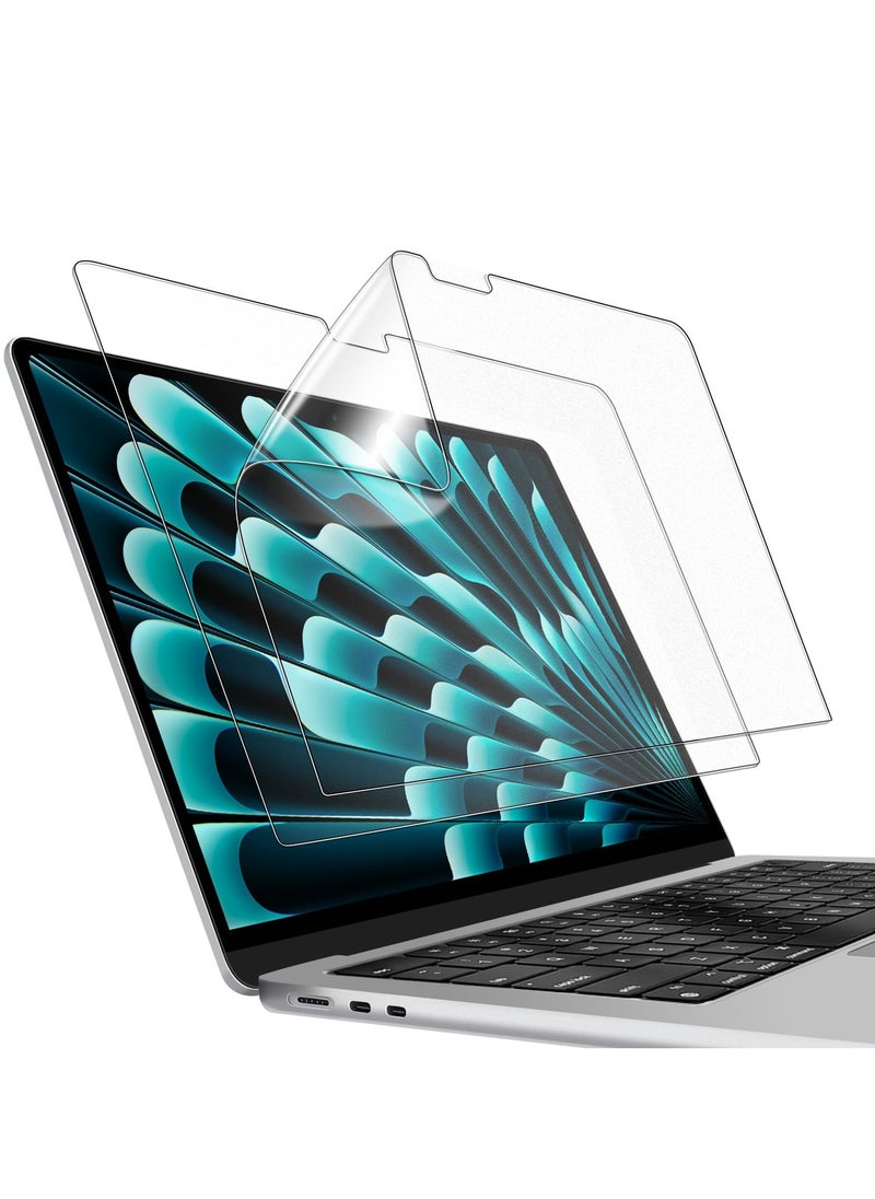 Beauenty 【2-Pack】 Screen Protector For MacBook Air 13.6 Inch (2024/2022 M3 A3113 M2 A2681) Anti-Glare PET Matte Film Anti-Fingerprint  - Image 1