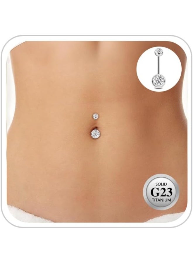 قب زر البطن الذهب الفضة تثقب البطن 14G 10 مم طول البار تثقب البطن قصيرة بار طويل بار أحمر وردي أزرق أرجواني كرات ملونة تثقب زر البطن مجوهرات - Image 1