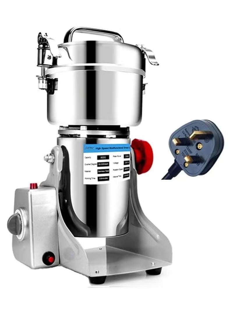 XiuWoo Electric Grinder, 304 Stainless Steel Powder Grinder, 36000 RPM, Spice, Nut, Cereal, 30s Speedy Grinding Mixer, Coffee Grinder Machine for Home, Restaurant, Hotel  - Image 1
