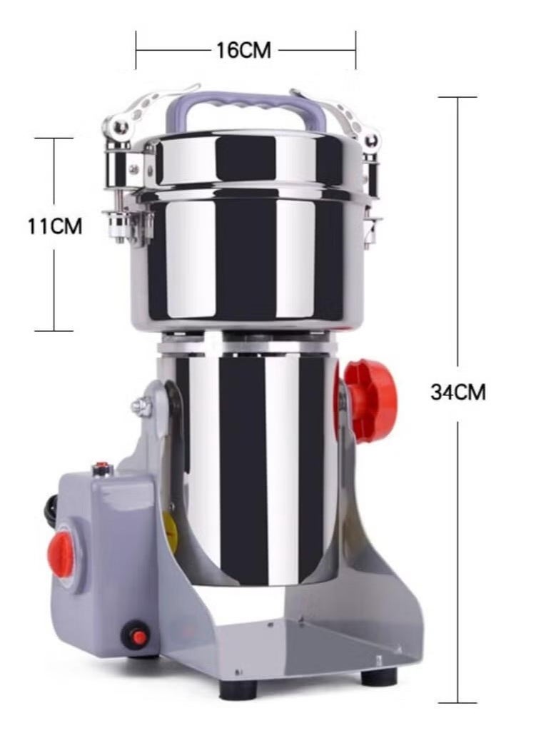 XiuWoo Electric Grinder, 304 Stainless Steel Powder Grinder, 36000 RPM, Spice, Nut, Cereal, 30s Speedy Grinding Mixer, Coffee Grinder Machine for Home, Restaurant, Hotel  - Image 2