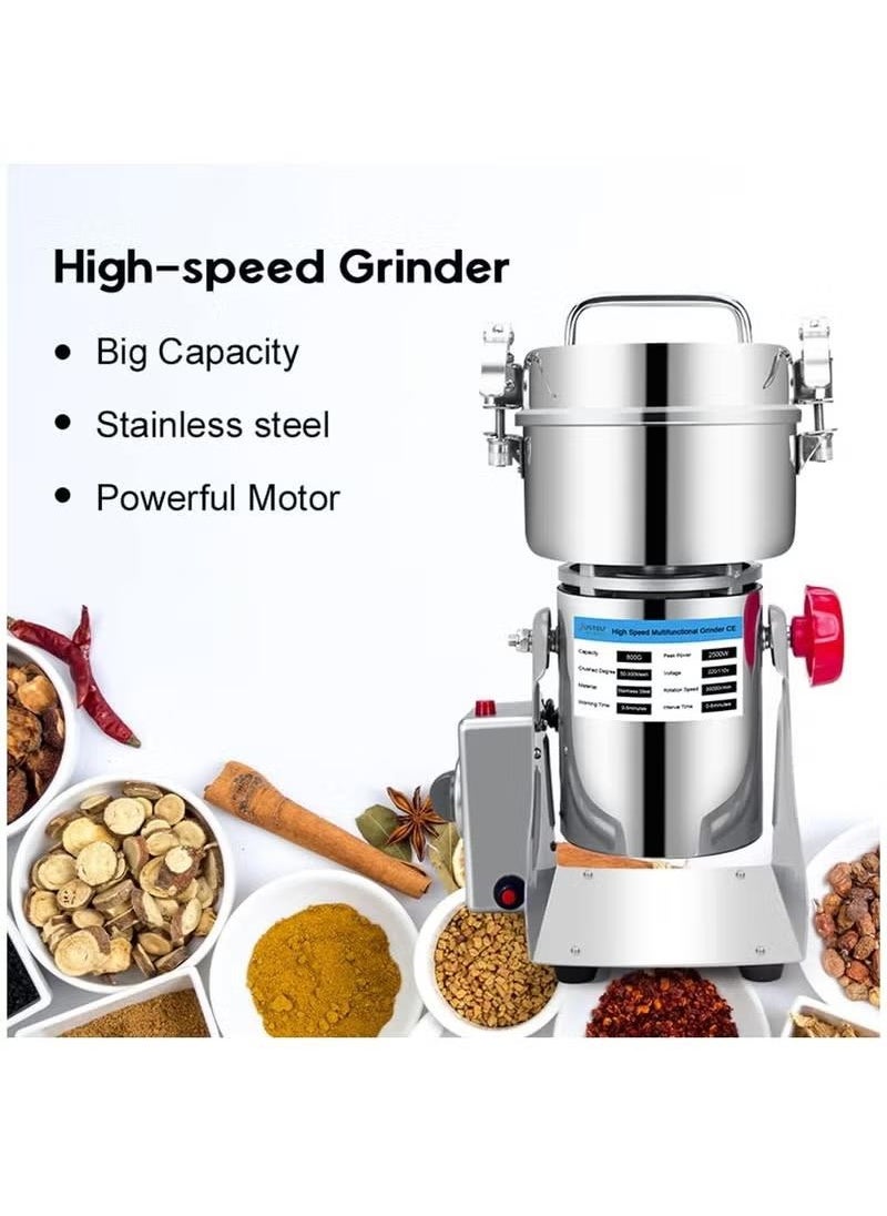 XiuWoo Electric Grinder, 304 Stainless Steel Powder Grinder, 36000 RPM, Spice, Nut, Cereal, 30s Speedy Grinding Mixer, Coffee Grinder Machine for Home, Restaurant, Hotel  - Image 3
