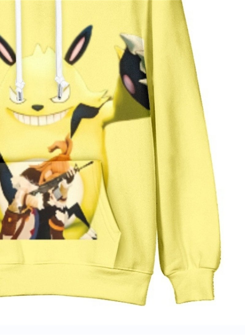 Palworld Phantom Beast Palu Animation Printed Hooded Sweatshirt for Adults and Children - Image 4