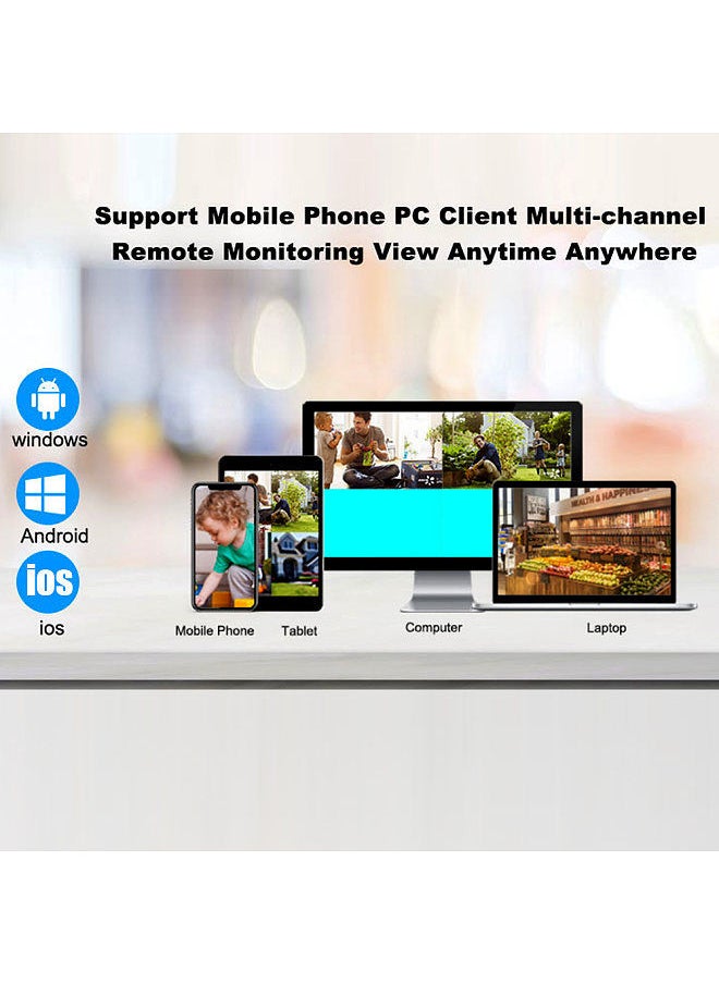 Generic - 8CH Channel 12.5 inch screen NVR Network Video Recorder 3mp/5mp NVR  CCTV Security Surveillance System (Hard Drive Not Included) - Image 1
