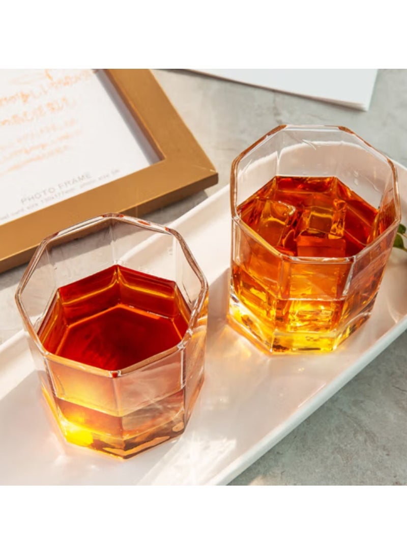 Jingke Wine Glass, Beer Whiskey Glass, Glass Water Cup,  6 Pack  200ml - Image 4