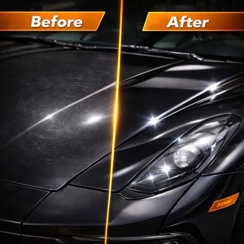 KANGAROO Wax Fine Cut Rubbing Compound (Heavy Cut 2) Scratch Remover, Paint Defect Hider And Oxidation From Cars, Bike, Motorbikes | No Scratches No Swirls (1 Litre), Yellow - Image 4