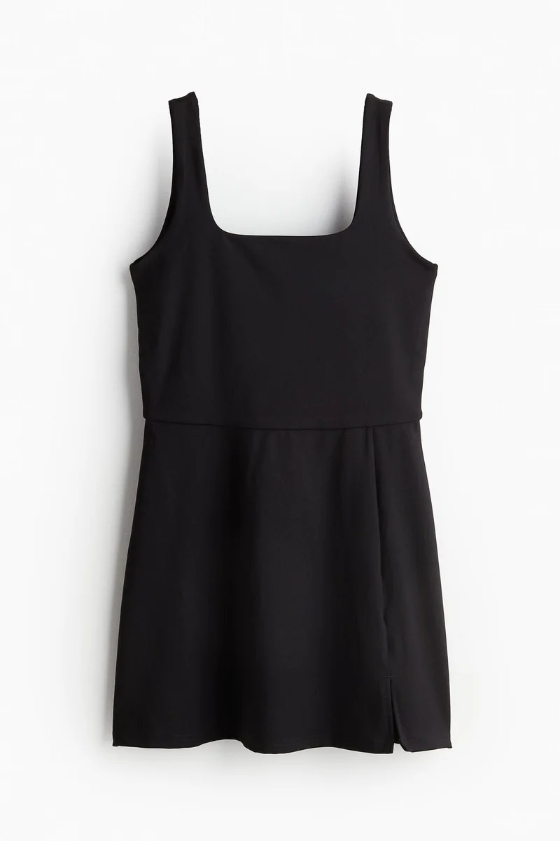 H&M Drymove™ Square Neck Dress
