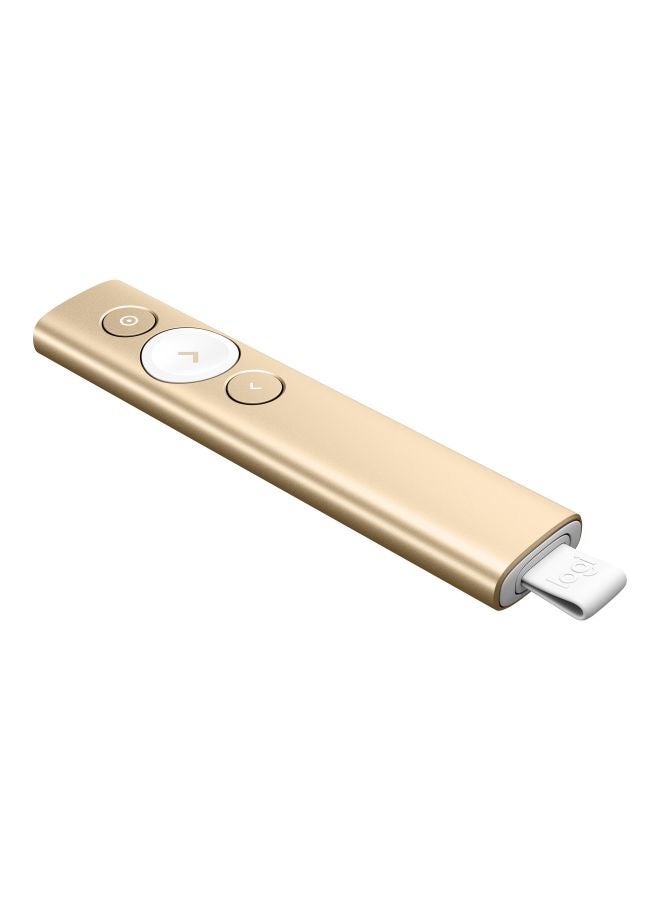 Logitech Spotlight Presentation Remote Gold/White - Image 3