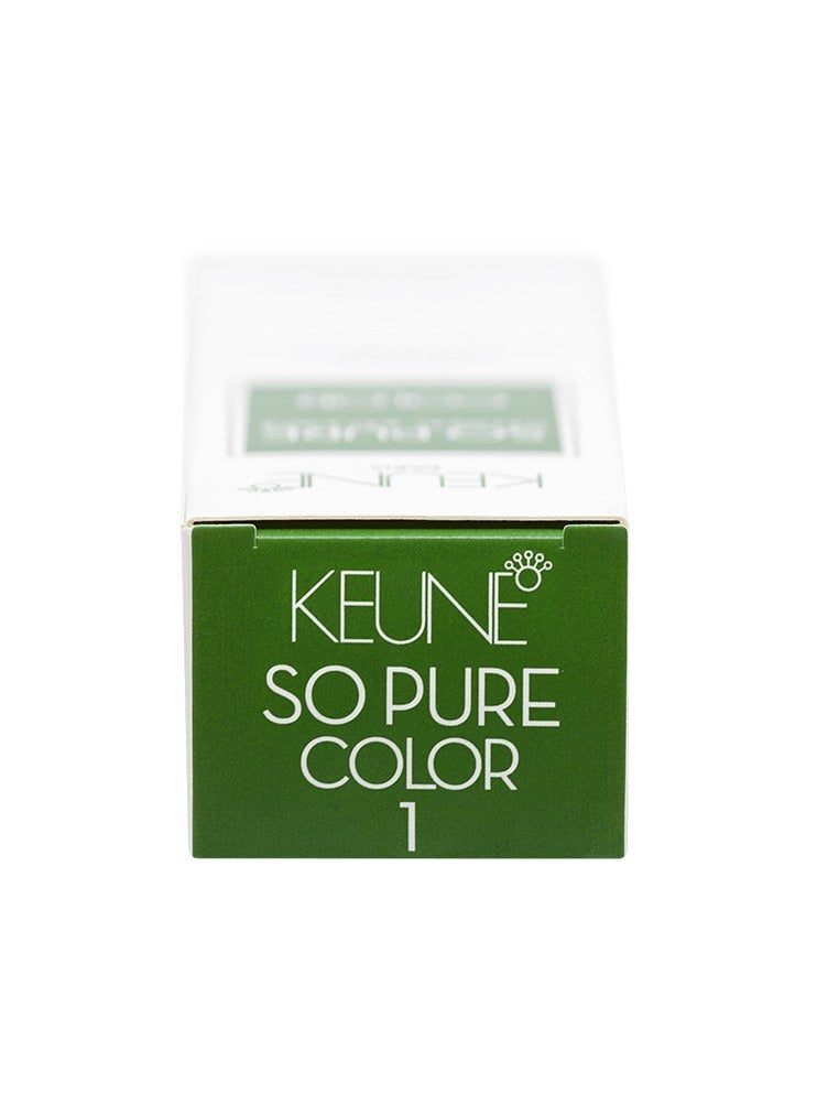 Keune So Pure Natural Hair Color No.1 Black - Image 3