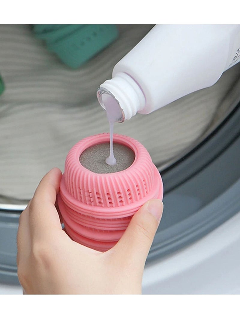 Laundry Ball Anti-roll Laundry Ball with Sponge Safe and Non-fading No Smell Without Hurting Clothes - Image 2