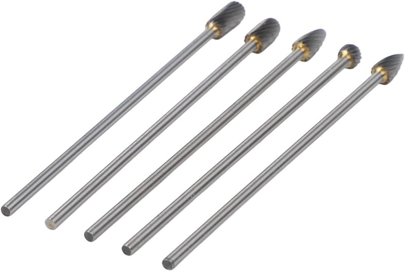 Stable base Carbide Rotary Burrs Set for Rotary Tools, 5pcs 100mm Long 3mm Shank Single Cut Milling Cutters for Metal, Wood, Glass, and Stone Carving Applications Room to room portable Nationwide delivery Hot & cold climate compatible Carefully selected solid material Various color options Globally trusted quality Transit & use compatible Proper storage environment Trendy budget practical design Globally engineered build Transit damage minimized design Practical versatile construction Global versatile design Worldwide popular practical build Trendy natural tone options Trendy natural assorted colors Easy assemble alternatives Sand resistant Light sturdy raw material All-item unified delivery Multi-category warehouse equip Personal & public compatible Diverse application fit Odor free color - Image 2