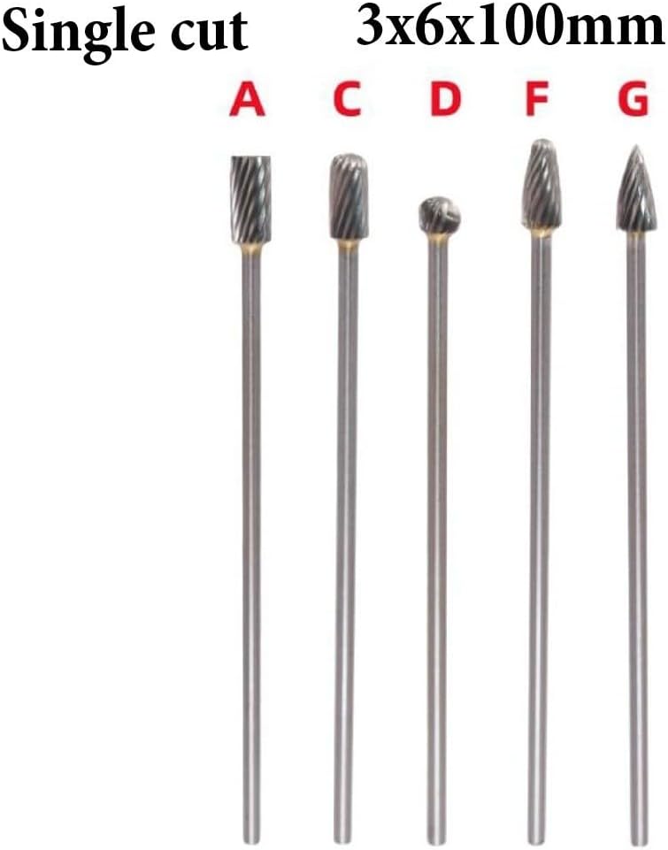Stable base Carbide Rotary Burrs Set for Rotary Tools, 5pcs 100mm Long 3mm Shank Single Cut Milling Cutters for Metal, Wood, Glass, and Stone Carving Applications Room to room portable Nationwide delivery Hot & cold climate compatible Carefully selected solid material Various color options Globally trusted quality Transit & use compatible Proper storage environment Trendy budget practical design Globally engineered build Transit damage minimized design Practical versatile construction Global versatile design Worldwide popular practical build Trendy natural tone options Trendy natural assorted colors Easy assemble alternatives Sand resistant Light sturdy raw material All-item unified delivery Multi-category warehouse equip Personal & public compatible Diverse application fit Odor free color - Image 3