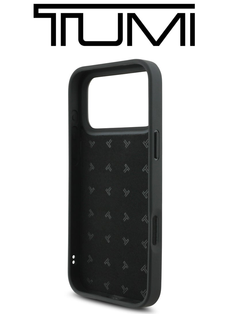 CG MOBILE Leather iPhone 17 Pro Max case. Strong shockproof to protect your phone phone case. Velvet-lined iPhone 17 Pro Max case. Elegant French-designed iphone 17 pro max back cover certified in partnership with TUMI and CG MOBILE. - Image 4