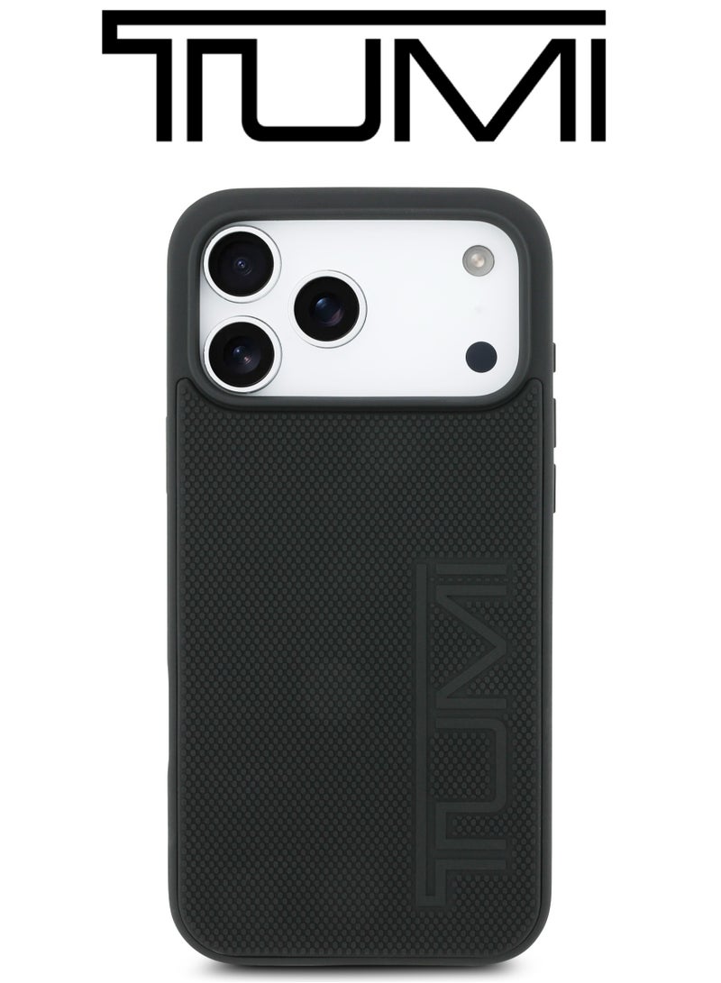 CG MOBILE Leather iPhone 17 Pro Max case. Strong shockproof to protect your phone phone case. Velvet-lined iPhone 17 Pro Max case. Elegant French-designed iphone 17 pro max back cover certified in partnership with TUMI and CG MOBILE. - Image 1