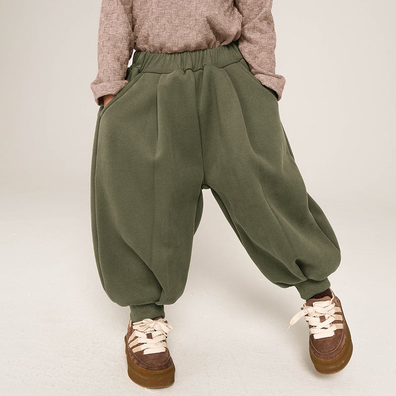 Changguo Boys' Velvet Sweatpants – Warm Casual Trousers for Kids (3-8 Years) - Image 4