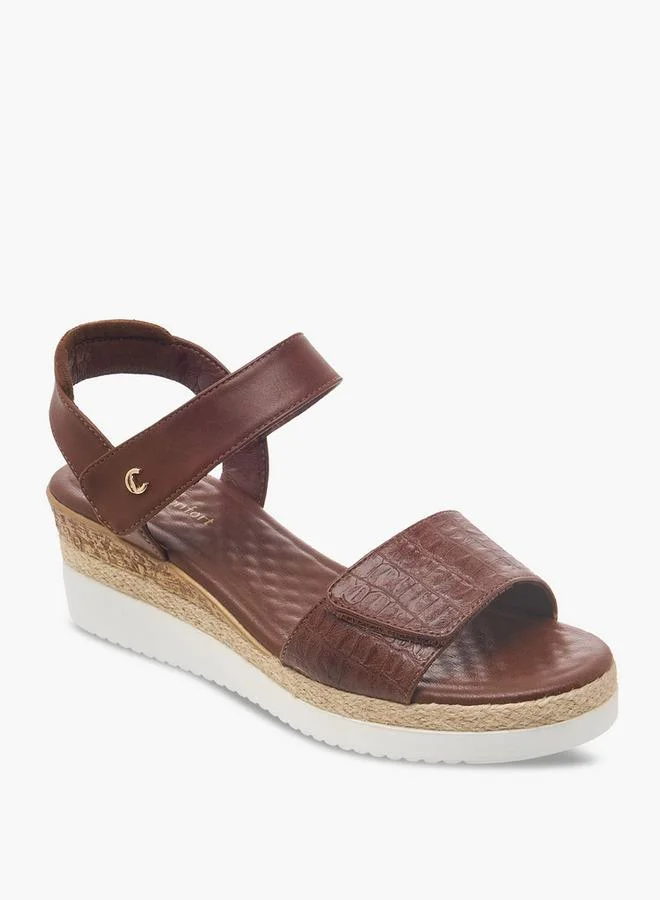 Le Confort Women Wedge Heel Ankle Strap Sandals