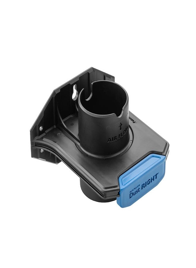 روكلر بوابة تفجير جاهزة للتركيب من Dust Right (2.5 بوصة إلى 2.5 بوصة) - مجمع غبار متين لأعمال النجارة - ملحقات مكنسة كهربائية ذاتية التنظيف لأعمال النجارة - منفذ تفجير للحطام المسبب للانسداد - Image 1