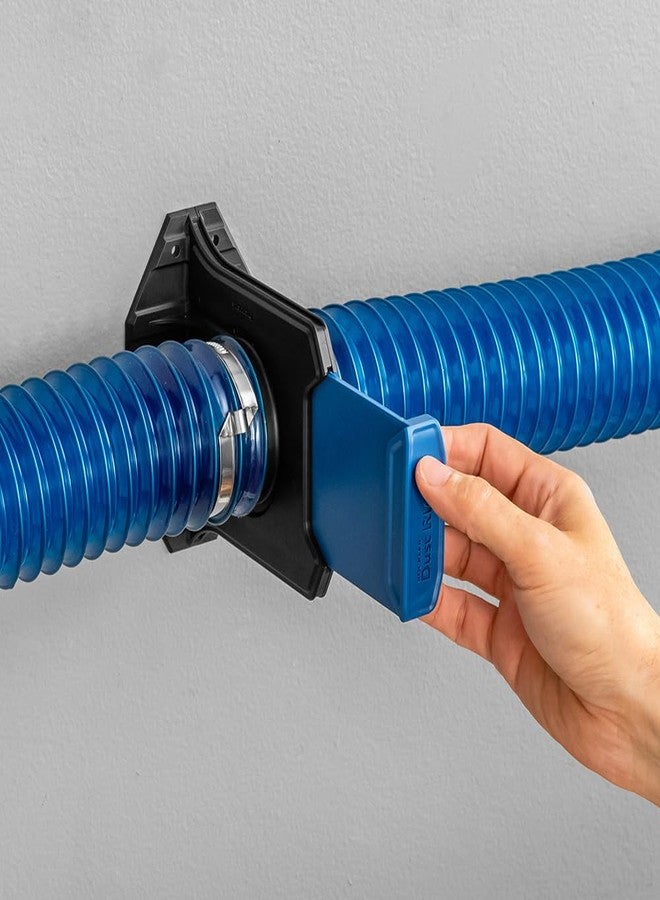 روكلر بوابة تفجير جاهزة للتركيب من Dust Right (2.5 بوصة إلى 2.5 بوصة) - مجمع غبار متين لأعمال النجارة - ملحقات مكنسة كهربائية ذاتية التنظيف لأعمال النجارة - منفذ تفجير للحطام المسبب للانسداد - Image 3