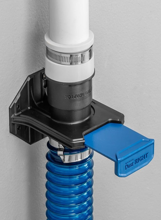 روكلر بوابة تفجير جاهزة للتركيب من Dust Right (2.5 بوصة إلى 2.5 بوصة) - مجمع غبار متين لأعمال النجارة - ملحقات مكنسة كهربائية ذاتية التنظيف لأعمال النجارة - منفذ تفجير للحطام المسبب للانسداد - Image 5