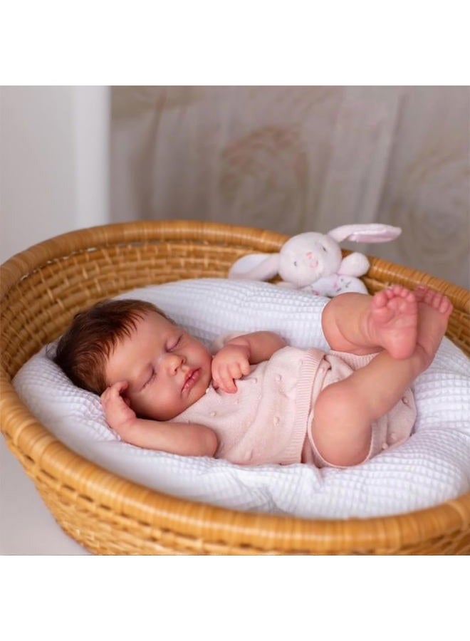 Zero Pam Reborn Baby Dolls Silicone Full Body-20 in Anatomically Correct Girl, Realistic Baby Doll, Full Silicone Sleeping Babe Doll, Real Life Reborn Dolls for Girls with Complete Accessories - Image 3