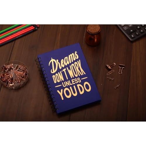 COI Budget Planner A5 Spiral Bound | Monthly Expense Tracker & Financial Organizer Notebook with Gold Foil Cover & Stickers | Non-Dated Money Management Diary for Savings, Budgeting & Goal Planning - Image 4
