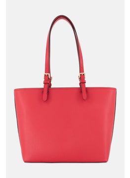Michael Kors Women Brand Logo Tote Bag 26 H x 41 L x 13 W cm, Red  - Image 3