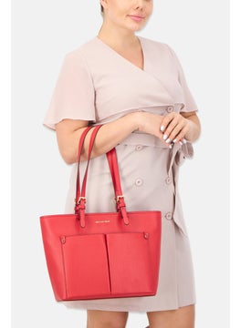 Michael Kors Women Brand Logo Tote Bag 26 H x 41 L x 13 W cm, Red  - Image 2