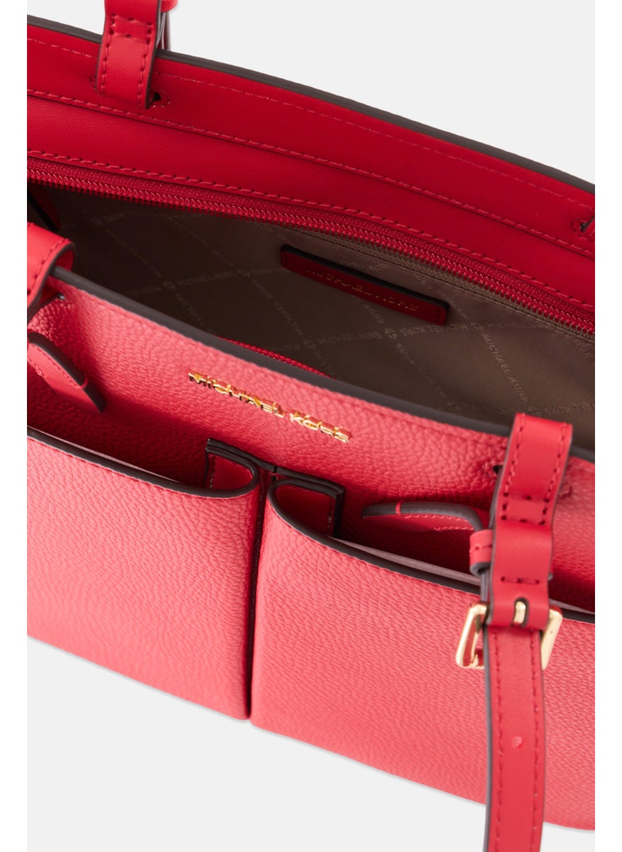 Michael Kors Women Brand Logo Tote Bag 26 H x 41 L x 13 W cm, Red  - Image 2