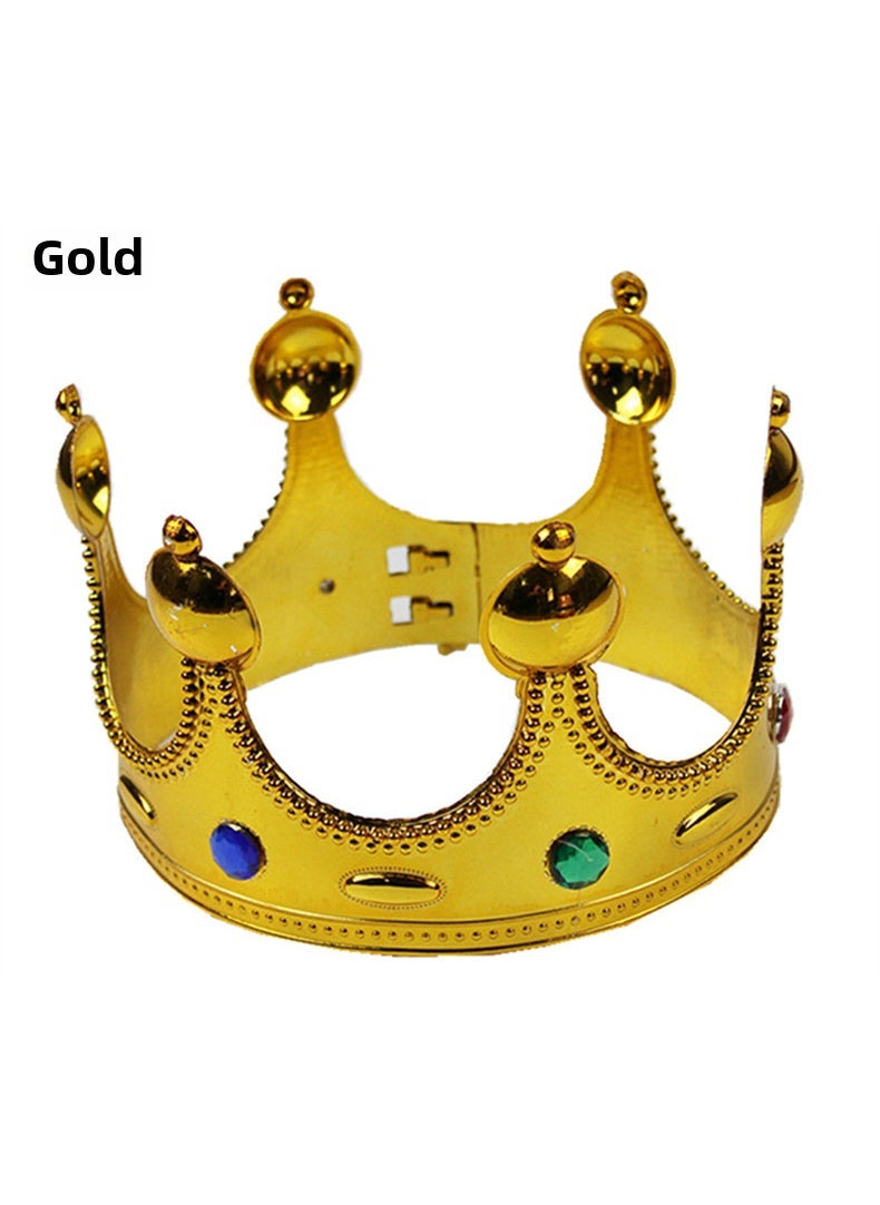 Generic 1 x 5 pcs Royal Party Crown Headbands Golden King Crown 1 