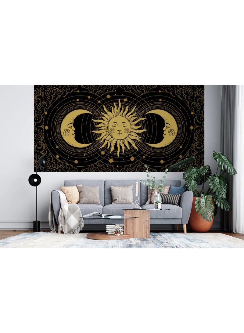 Sun & Moon Twins Tapestry Length 200 x 150 Width CM - Image 1