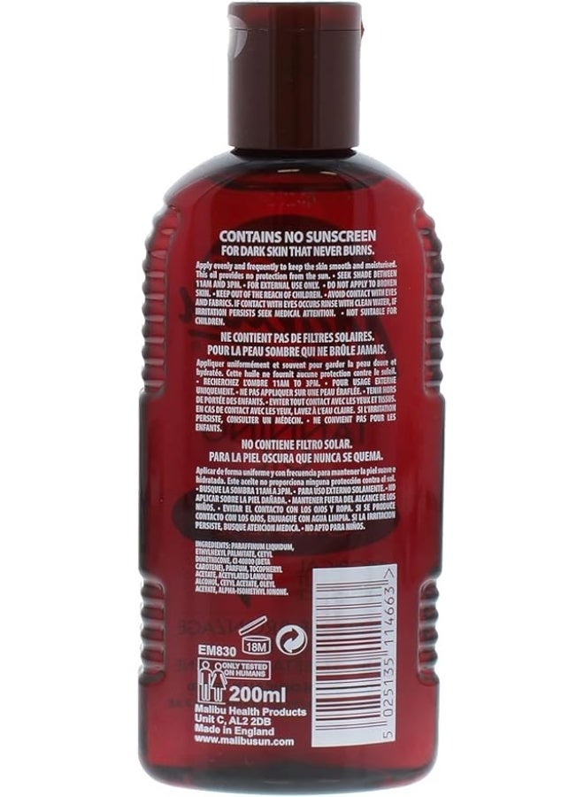 Malibu Fast Tanning Oil with Beta Carotene - Image 2