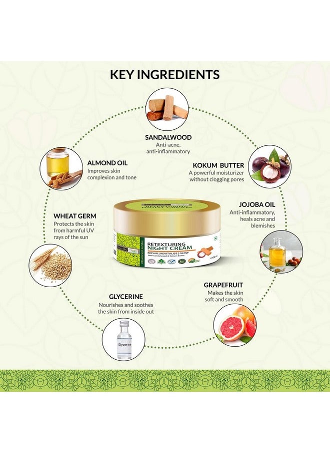 Indus Valley - Spf 25 Soothing & Firming Light Day Cream & Retexturing Night Cream Combo - With Sandalwood And Kokum Butter For Face | 100 Ml + 50 Ml - Image 1