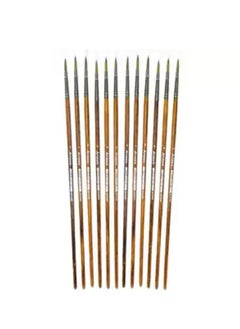 Artmate Artmate Artist Brushes Round 4 Size, Set Of 12 Pieces 