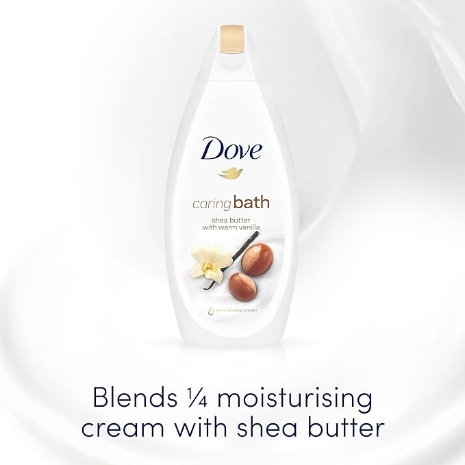 Dove Calming Caring Bath Shea Butter and Warm Vanilla 450 ml Packaging may vary - Image 2