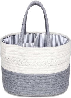 Generic Baby Diaper Caddy Organizer Tote Bag - Nursery Storage Bin For Changing Table | Portable Car Travel Organizer  - Image 1
