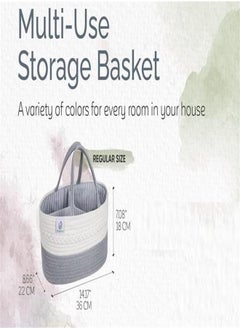 Generic Baby Diaper Caddy Organizer Tote Bag - Nursery Storage Bin For Changing Table | Portable Car Travel Organizer  - Image 5