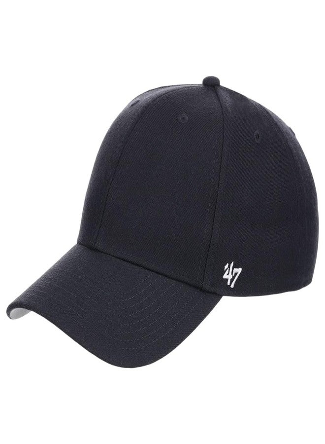 47 '47 Blank Classic MVP Cap, Adjustable Plain Structured Hat for Men and Women - Navy - Image 1